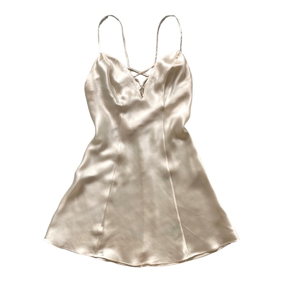 VTG 90s Gold Label Victoria’s Secret Silk Slip Dress ✨ - Picture 1 of 7